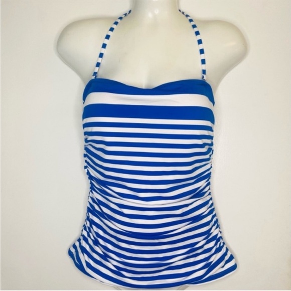 TOMMY BAHAMA Breaker Bay Stripe Bandini Swim Top - Picture 3 of 9